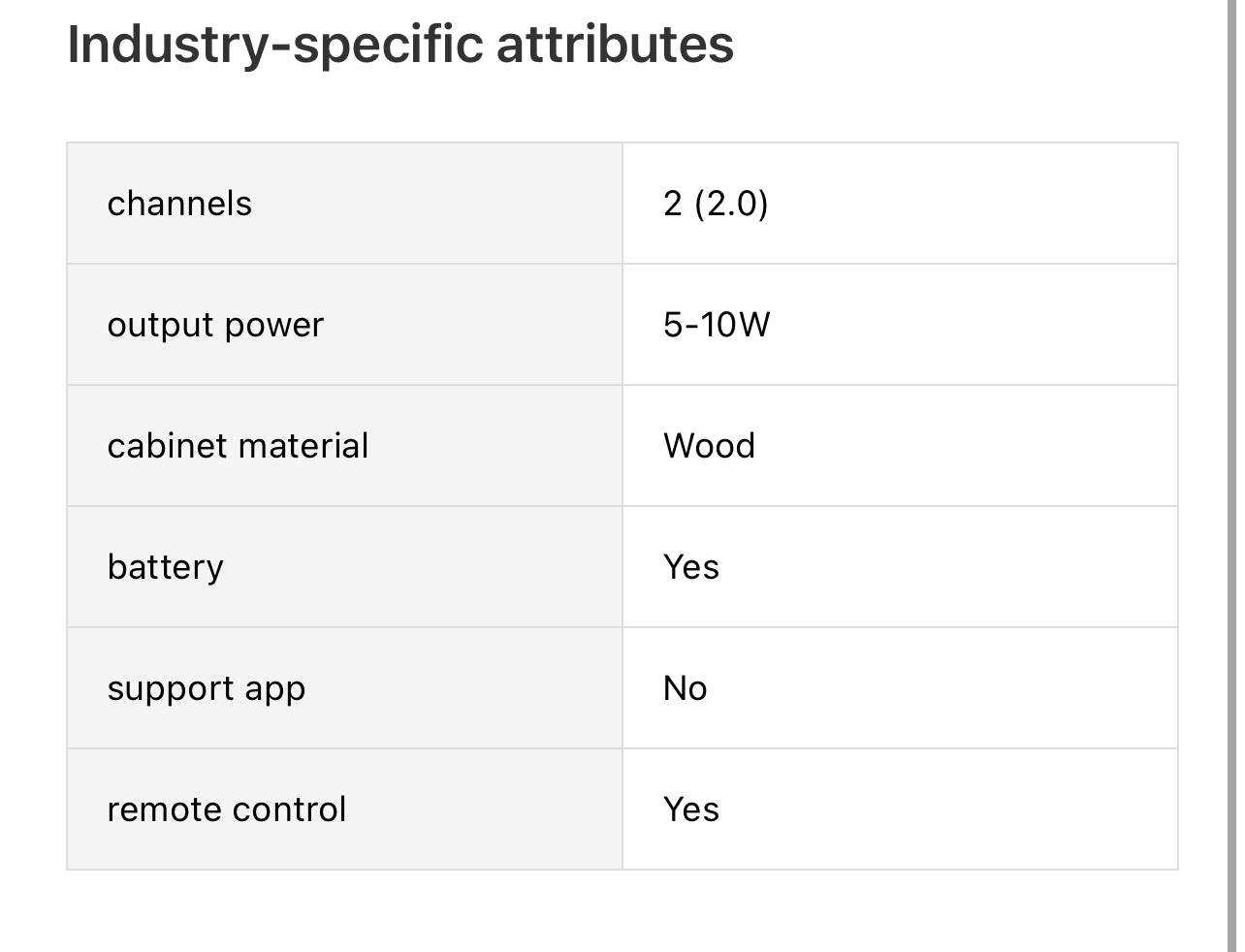 100BG Wireless Tower Speaker Bluetooth/USB/TF/FM