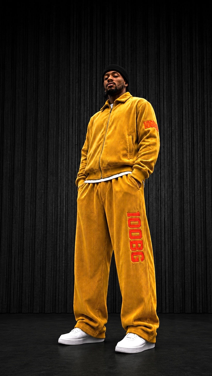 Corduroy Track Set— Gold