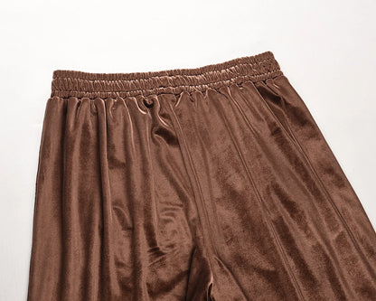Plush Men's Wide Leg Pants